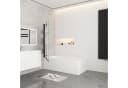 Duschparadies Badewannenfaltwand 140cm 6mm Sicherheitsglas Bild 4