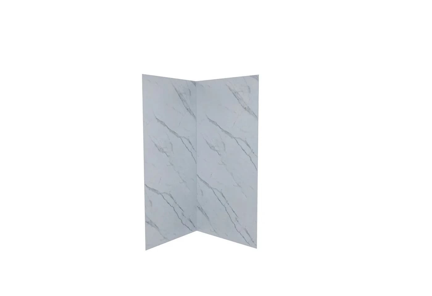 Duschparadies Duschwand PE-Aluminium 3mm Weiß Duschrückwand - Bild 3