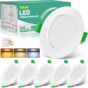 LA CUTE LED Einbaustrahler 5W dimmbar IP44 3 Farbtemperaturen Weiss Bild 2