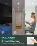 LA CUTE LED Einbaustrahler 5W dimmbar IP44 3 Farbtemperaturen Weiss Bild 3
