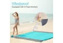 ISOPHO Picknickdecke XXL 243x274 cm Blau Sandfrei Wasserdicht Bild 5