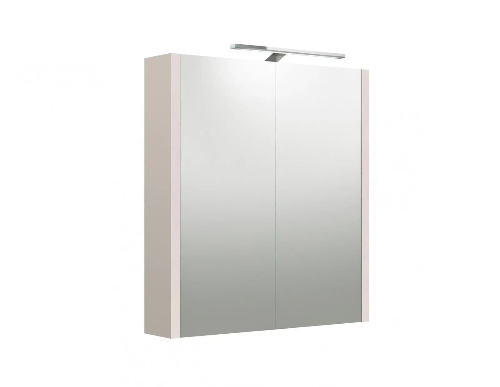 WELLTIME Spiegelschrank Urban Grau mit LED und Soft-Close