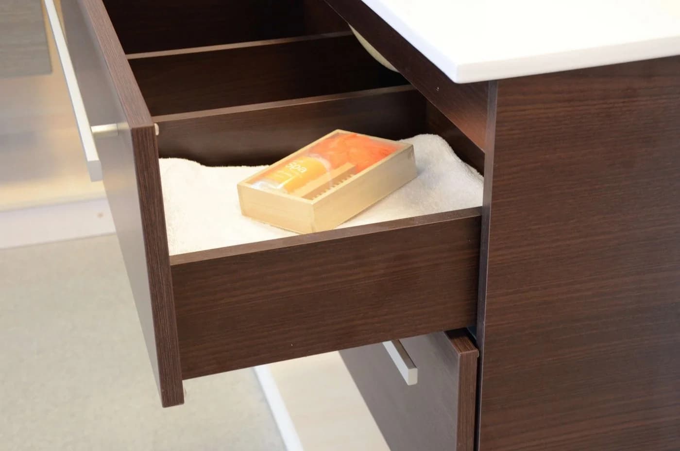 Welltime Waschtisch Serena Braun Oak Eiche Soft-Close-Funktion - Bild 4