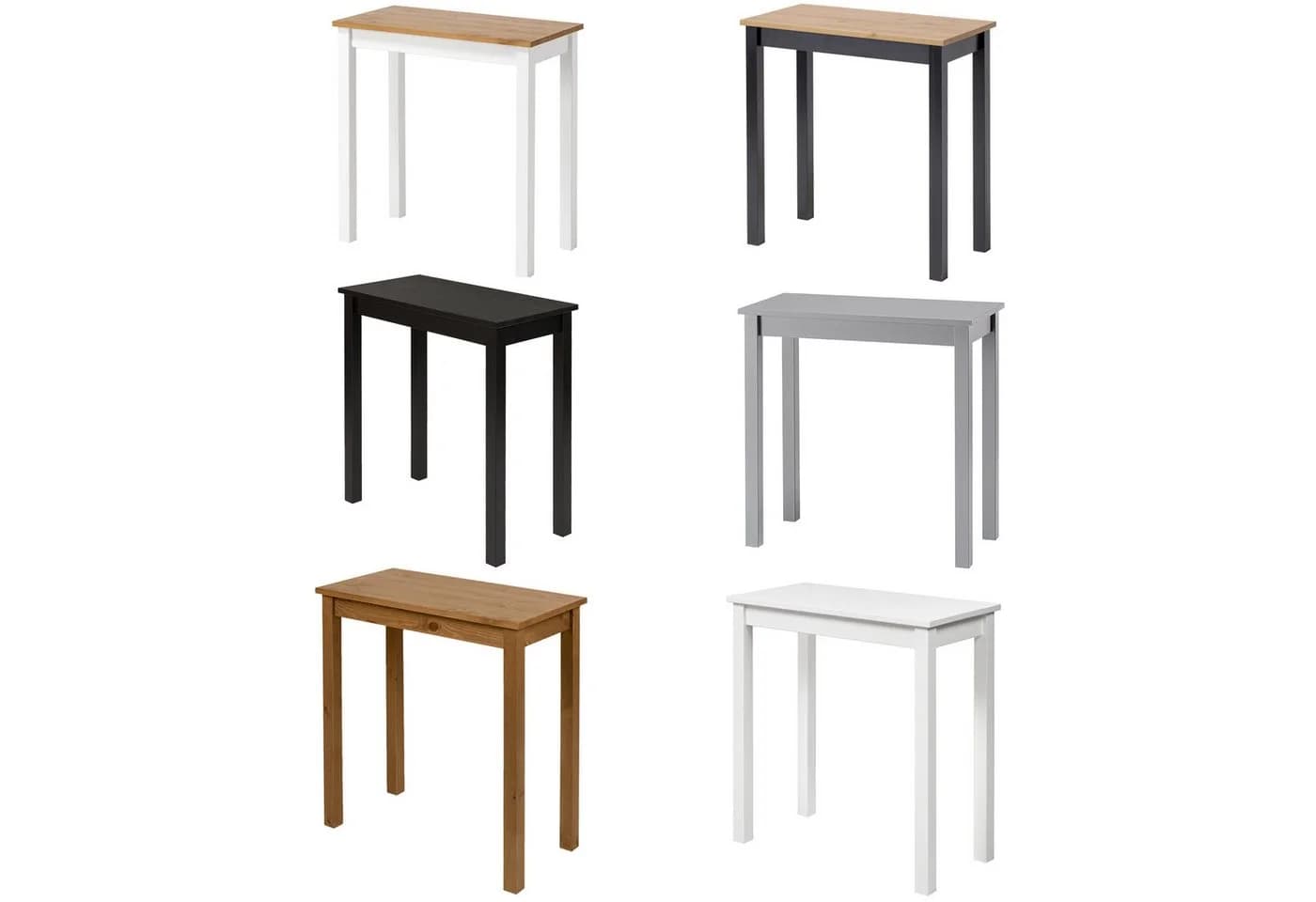 hagge home Vesa Schreibtisch Kiefernholz Braun Skandinavisch - Bild 4