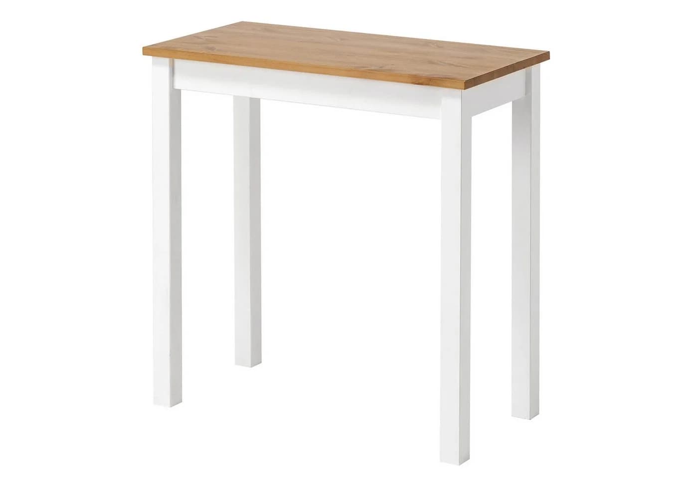 hagge home Vesa Schreibtisch Massivholz Weiß-Braun Skandinavisch - Bild 2