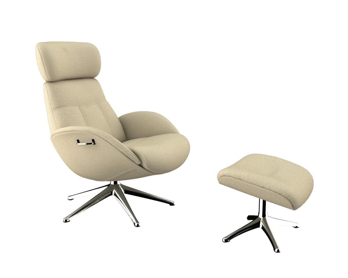 Flexlux Relaxsessel Elegant Beige mit Verstellfunktion