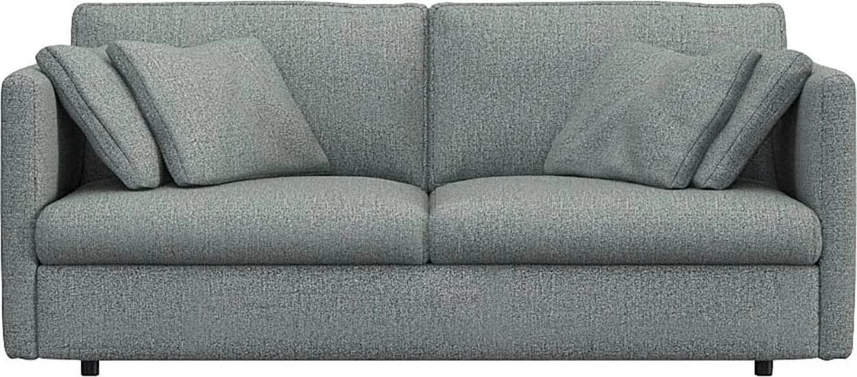 Flexlux Lovane 2,5-Sitzer Sofa Skyblau Kaltschaum
