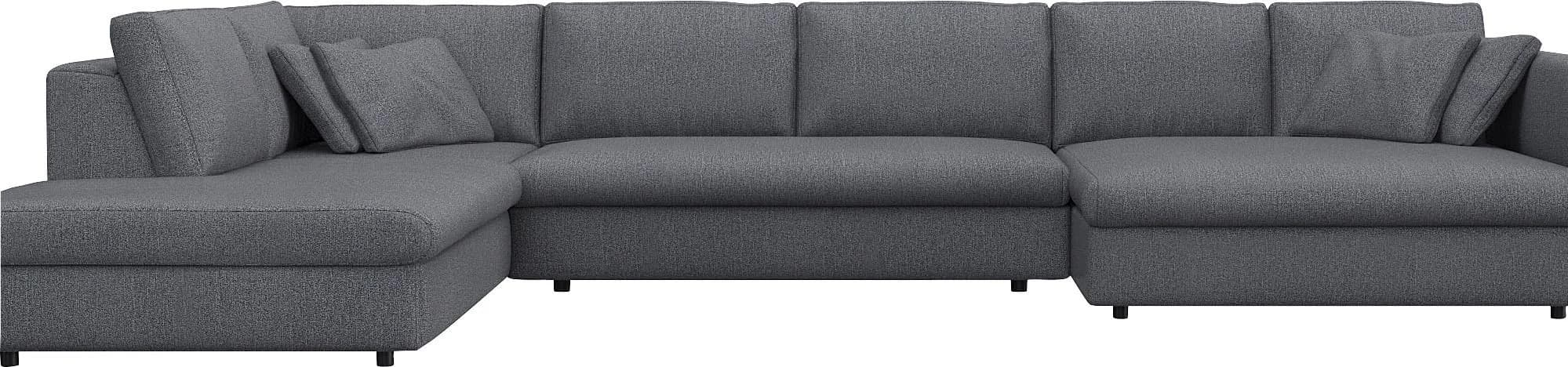 Wohnlandschaft Lovane U-Form Flexlux