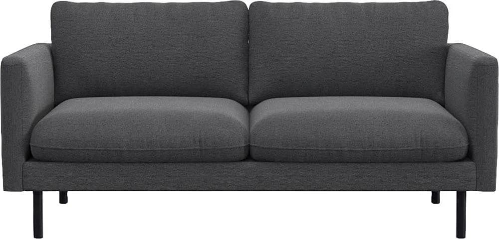 3-Sitzer Sofa Bolzano Flexlux Grau Kaltschaum-Polsterung
