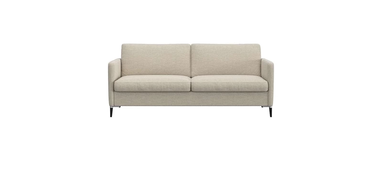 2,5-Sitzer Sofa Fiore Flexlux Weiß Skandinavisches Design