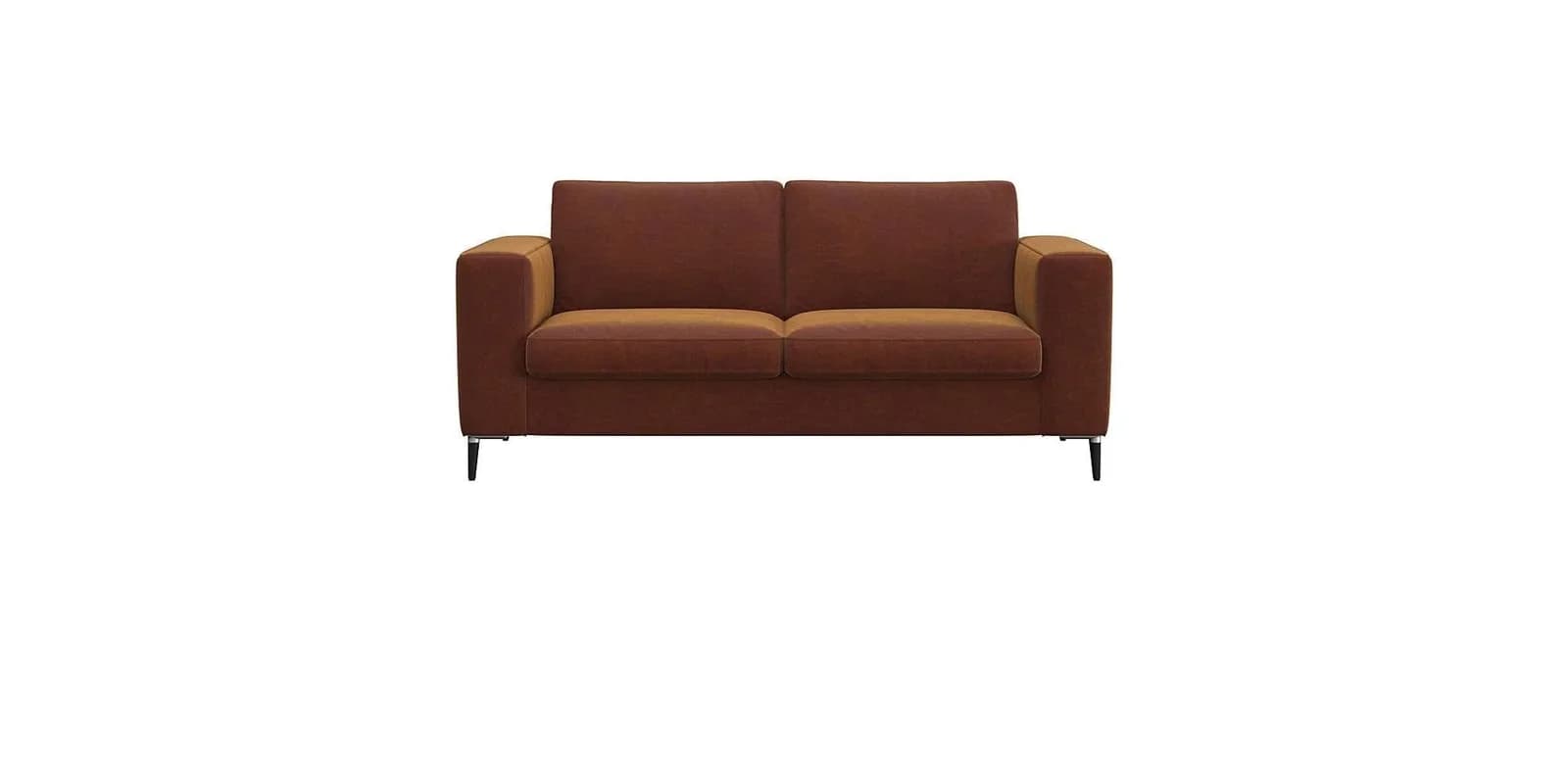 FLEXLUX Fiore 2-Sitzer Sofa Cognac Polyester