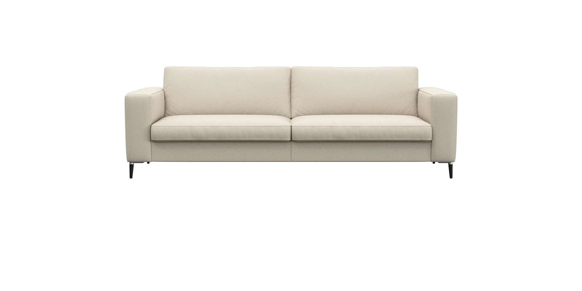 FLEXLUX Fiore 3-Sitzer Sofa Warm Weiß Echteder
