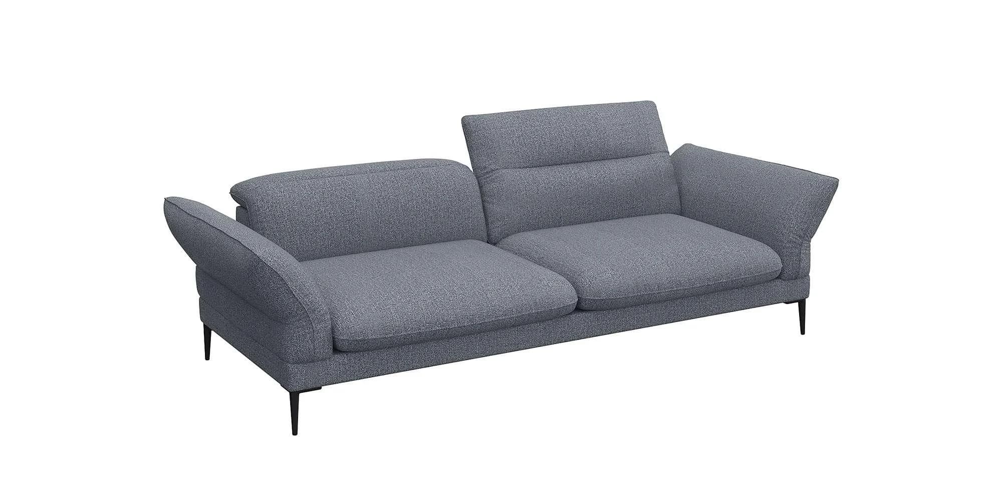 3-Sitzer FLEXLUX Salino Funktionssofa Relaxsofa Navy Blue