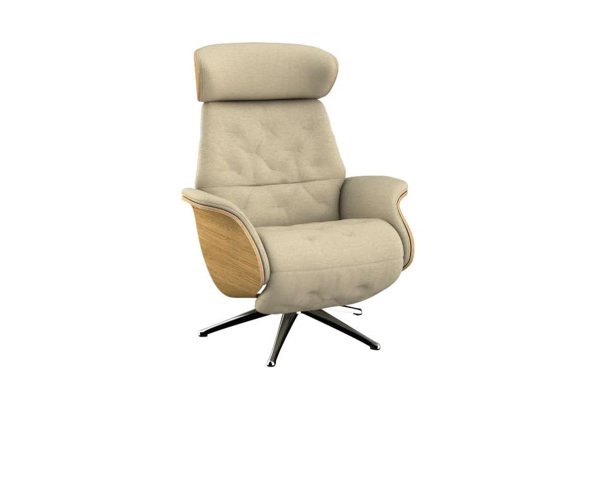 Relaxsessel Volden Elektrischer Funktionsessel Beige Eiche