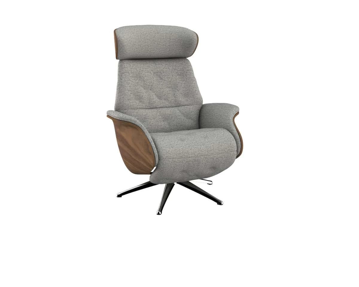 Flexlux Volden Elektrischer Relaxsessel Grau