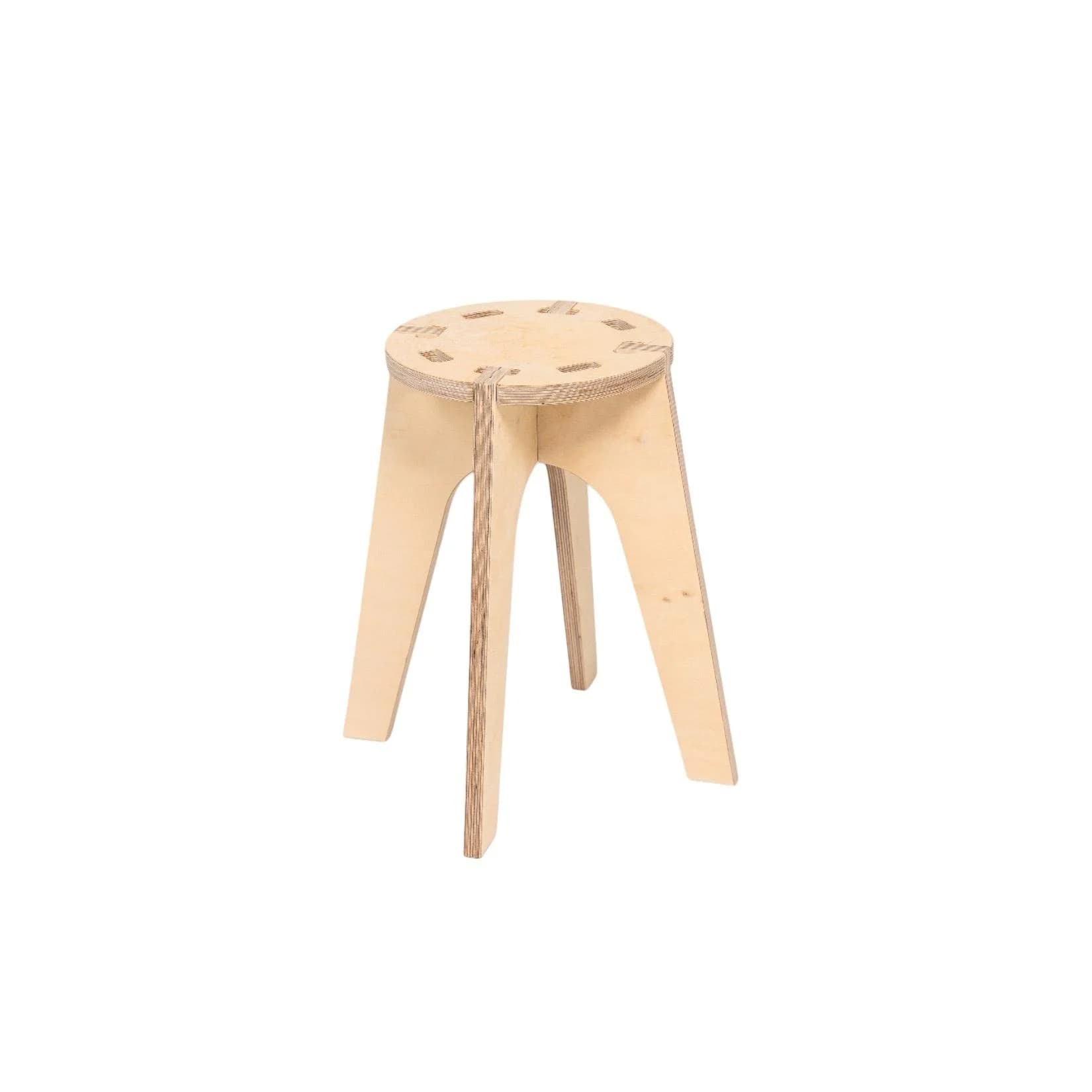 Marktkauf LITUA Runder Hocker aus Holz