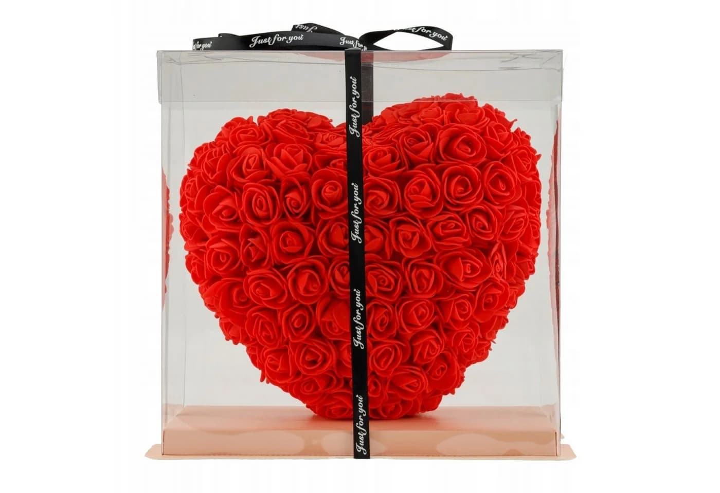 AMORE MIO Dekoobjekt Rosenherz 25 cm Rot Geschenkbox - Bild 2