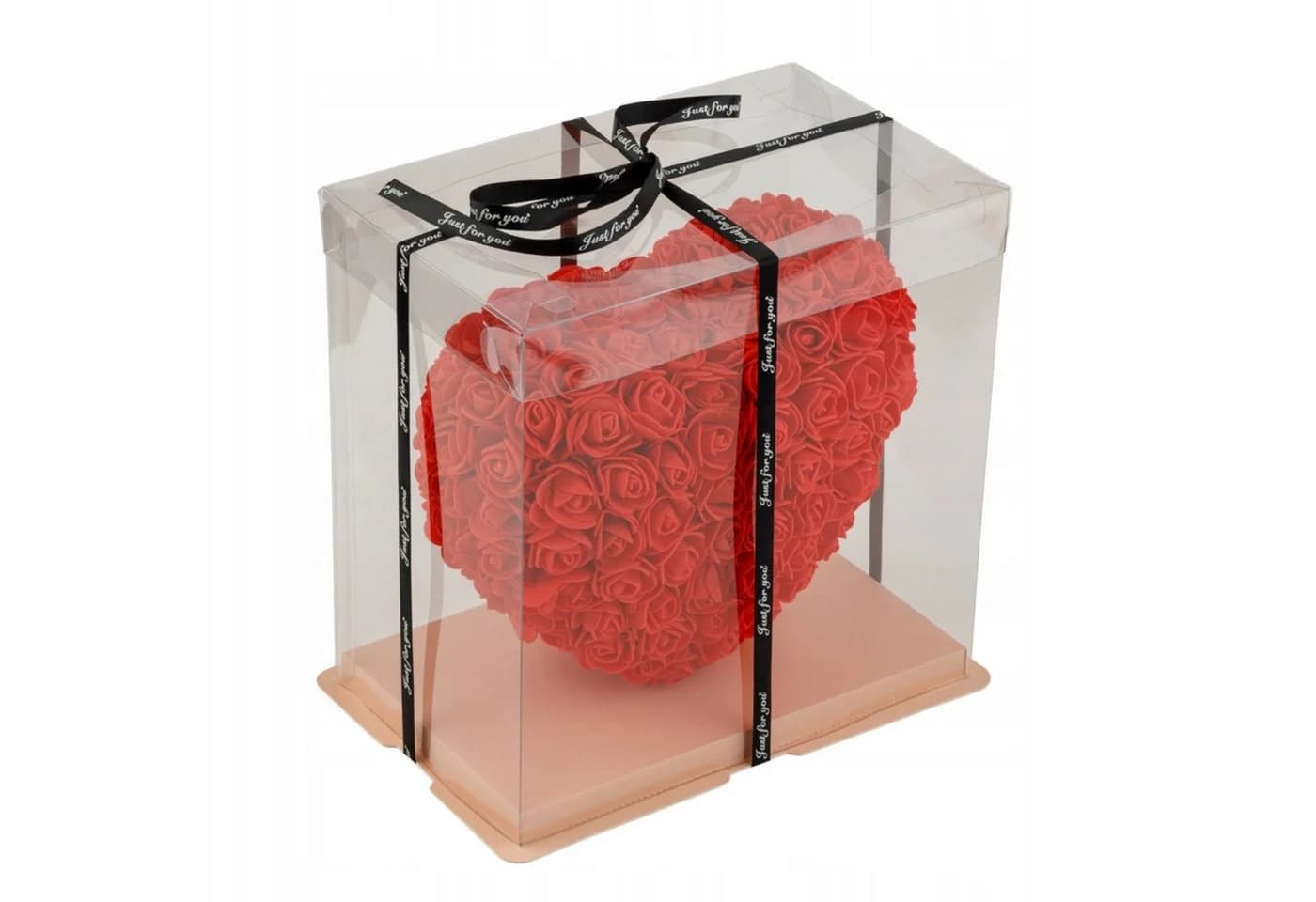 AMORE MIO Dekoobjekt Rosenherz 25 cm Rot Geschenkbox - Bild 5