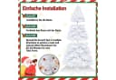 LALAHO Künstlicher Weihnachtsbaum 150 cm mit 350 Spitzen PVC Bild 4