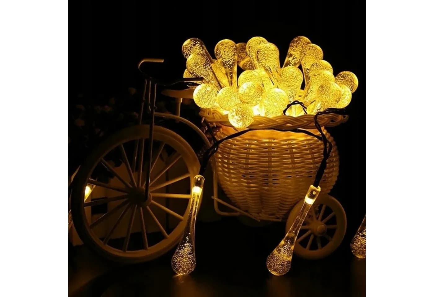 LEDLIGHT LED-Lichterkette Solar-Girlande 20 LED 4,5m Gartenbeleuchtung IP44 - Bild 4