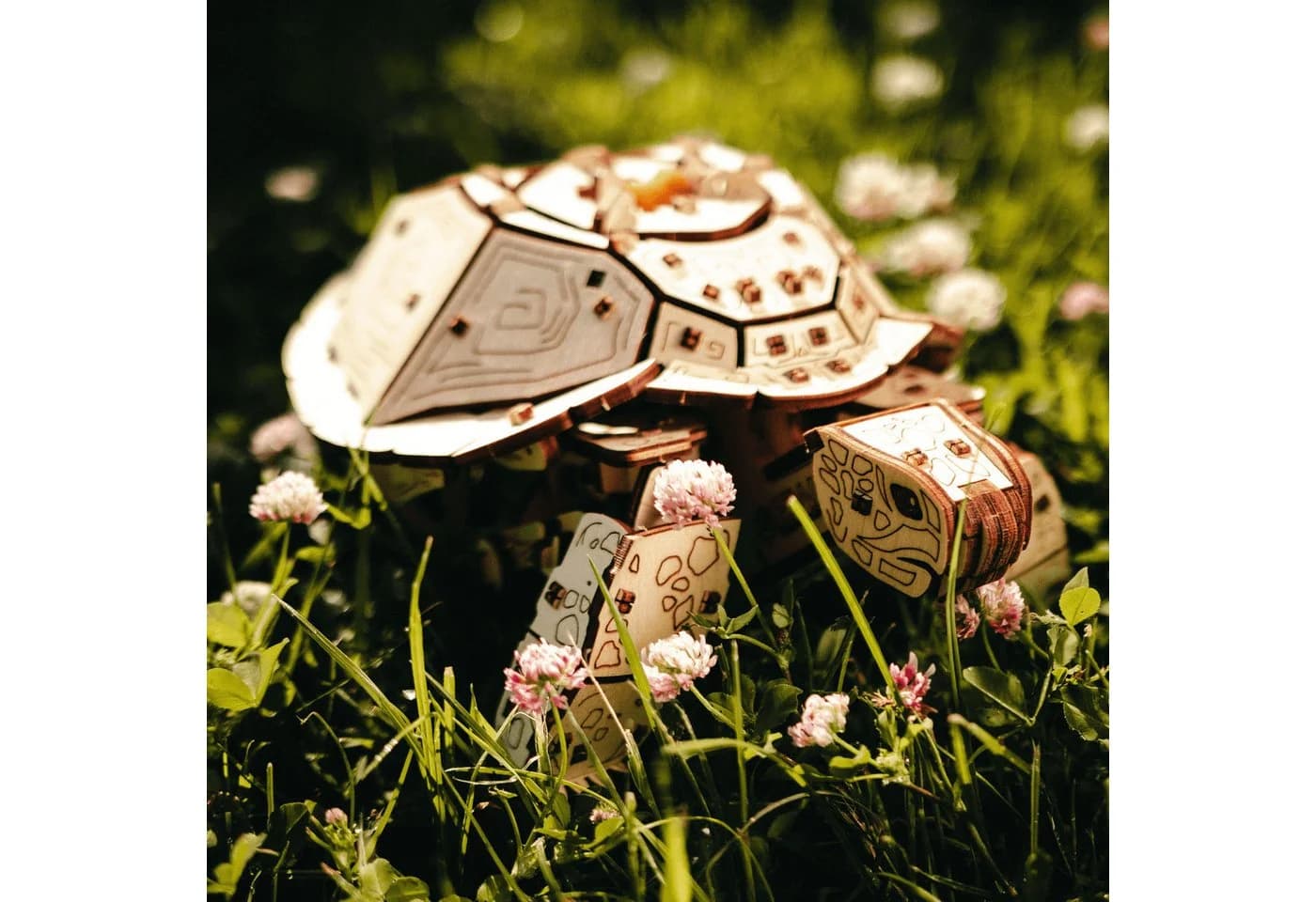 Eco Wood Art Mechanische Schildkröte Turtle Mechanisches Holzpuzzle, 269-tlg - Bild 2