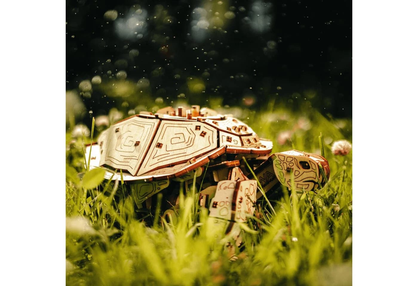Eco Wood Art Mechanische Schildkröte Turtle Mechanisches Holzpuzzle, 269-tlg - Bild 3