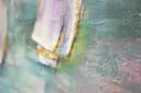 YS-Art Gemälde Segelboote Meer Leinwand Handgemalt Türkis Gold Bild 1