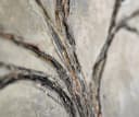 YS-Art Gemälde Goldbaum Abstrakt Handgemalt Leinwand Braun Gold Bild 4
