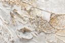 YS-Art Handgemaltes Leinwandbild Abstrakt Gold Weiß Beige Gelb Bild 4