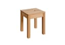Krok Wood Hocker Tomas Massivholz mit Eingriff Bild 2