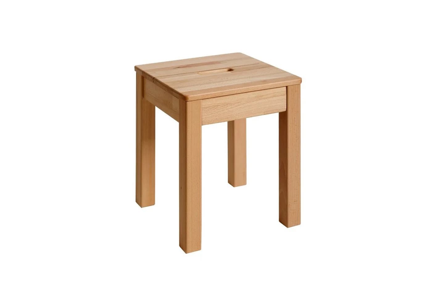 Krok Wood Hocker Tomas Massivholz mit Eingriff - Bild 2