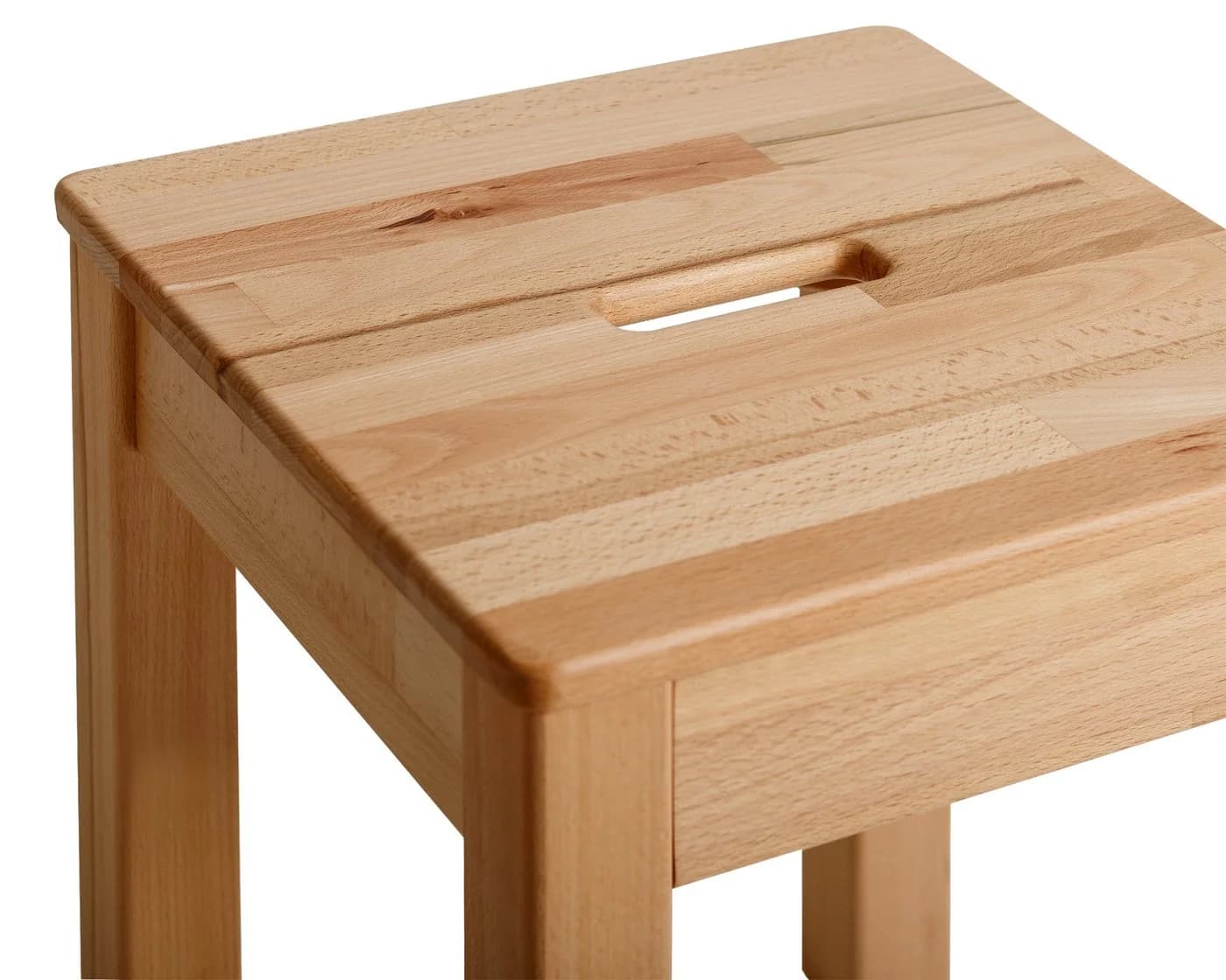 Krok Wood Hocker Tomas Massivholz mit Eingriff - Bild 3