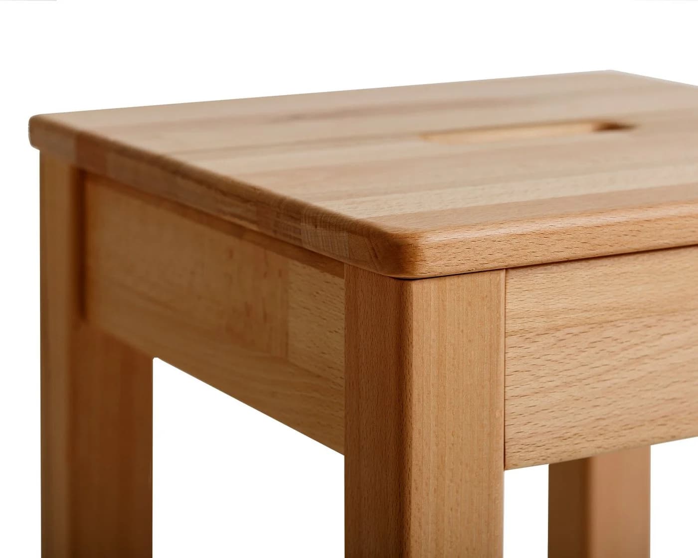 Krok Wood Hocker Tomas Massivholz mit Eingriff - Bild 4