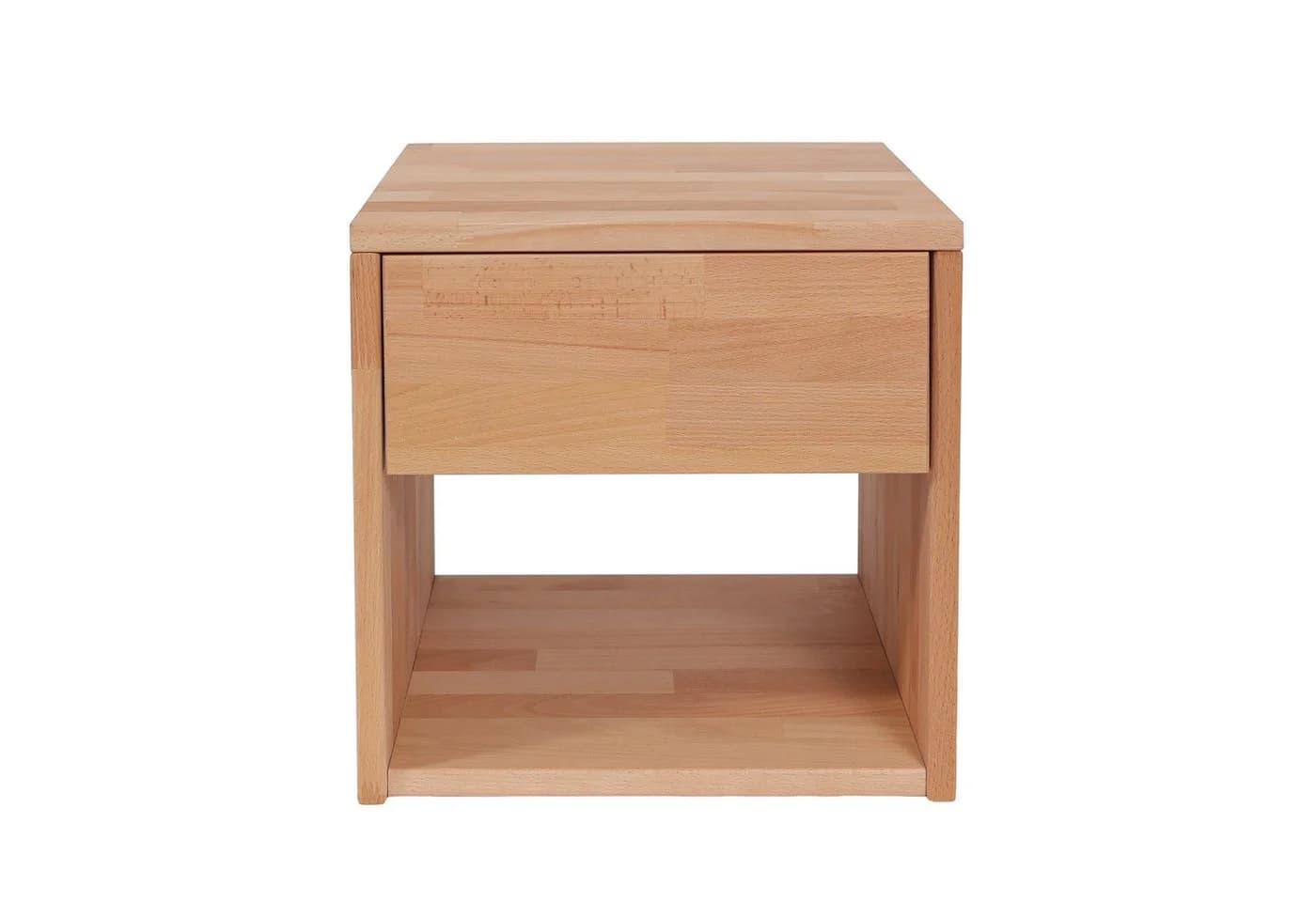 Krok Wood Nachttisch Jana Massivholz geölt Schublade Natur - Bild 4