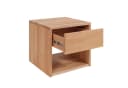 Krok Wood Nachttisch Jana Massivholz geölt Schublade Natur Bild 5
