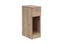 Krok Wood Nachttisch LORA Braun Schmal mit Schublade Bild 1