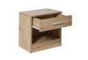 Krok Wood Nachttisch LORA mit Schublade und offenem Fach Bild 4