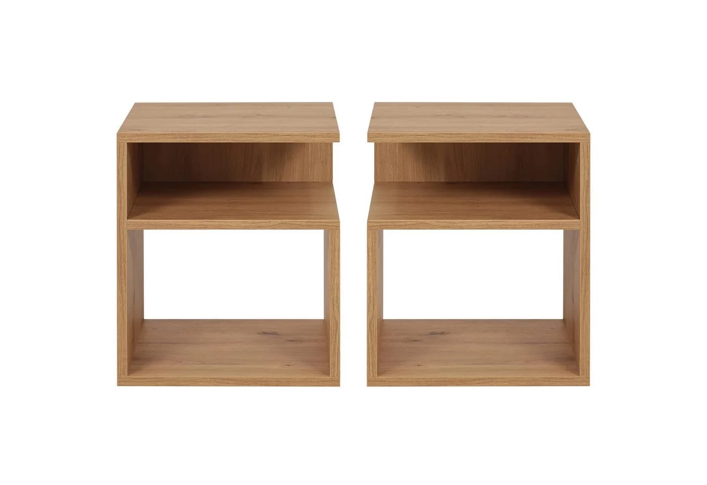 Krok Wood Nachttisch LORA Artisan-Eiche Laminierter Spanplatte - Bild 2