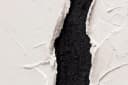 YS-Art Abstraktes Leinwandbild Schwarz Beige Handgemalt mit Keilrahmen Bild 3