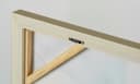 YS-Art Abstraktion II Handgemaltes Leinwandbild Bunt Beige Rahmen Bild 4
