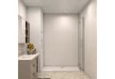 AICA Walk-in-Dusche Faltbar & Drehbar mit ESG-Sicherheitsglas Bild 4