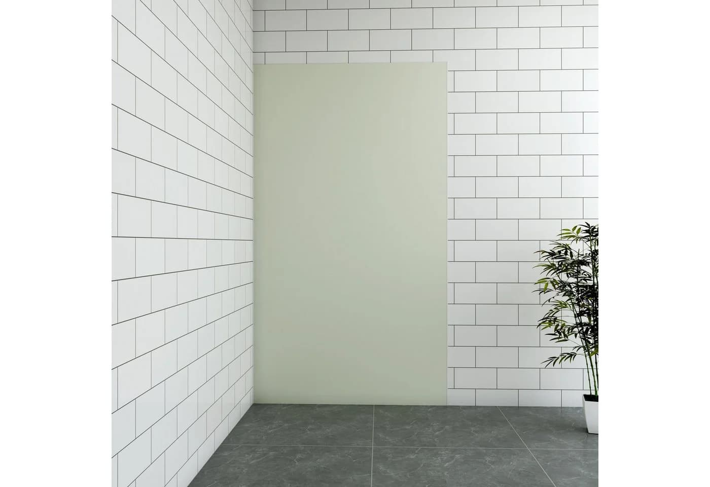 AICA Duschrückwand PE-Aluminium Verbundplatte mit Spezialmörtel - Bild 2