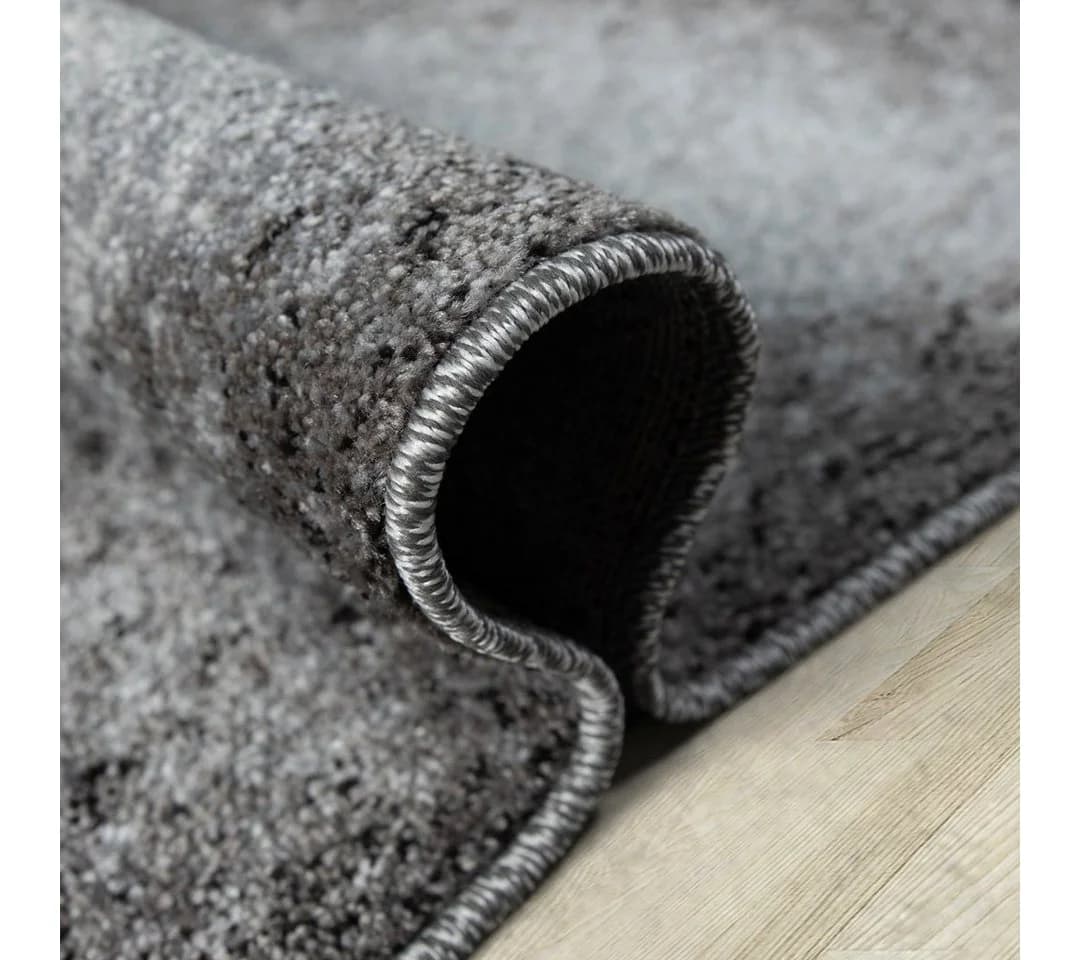 oKu-Tex Teppich Kurzflor Grau Modern Geometrisches Muster - Bild 4