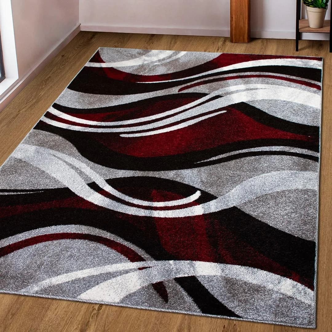Teppich MY HOME Joas Rot Kunstfaser
