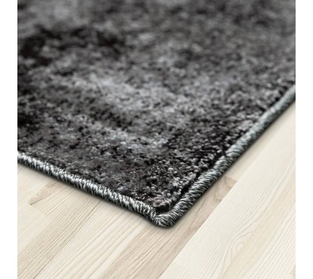 oKu-Tex Bettumrandung PHOENIX 3-tlg. Grau/Rot Kurzflor - Bild 5