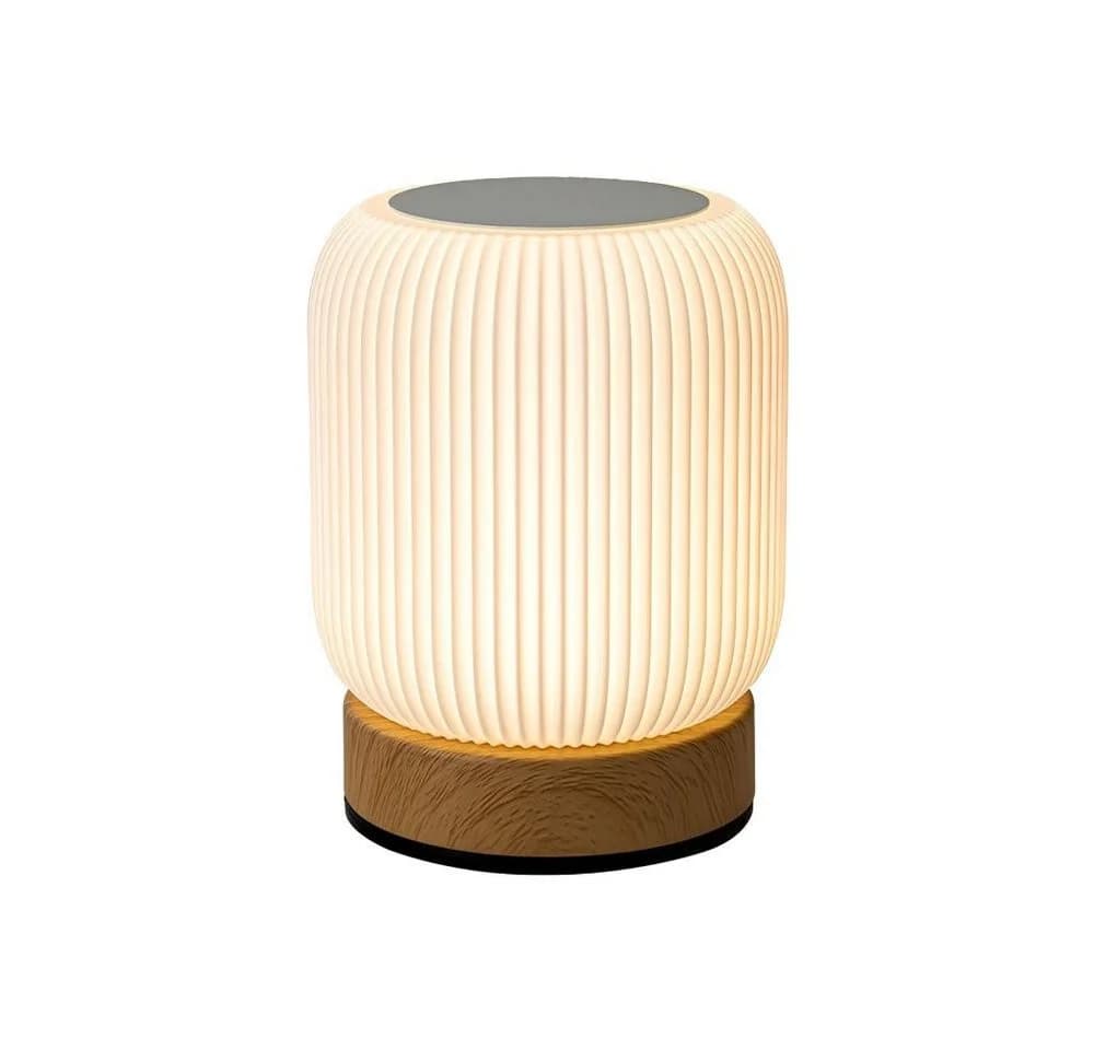 feinlux LED Nachttischlampe Weiß Touch-Steuerung USB-Akku - Bild 2