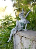 feinlux Sitzende Fee Gartendeko Figur 22 cm Bild 3