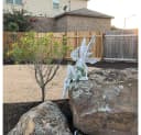 feinlux Sitzende Fee Gartendeko Figur 22 cm Bild 5