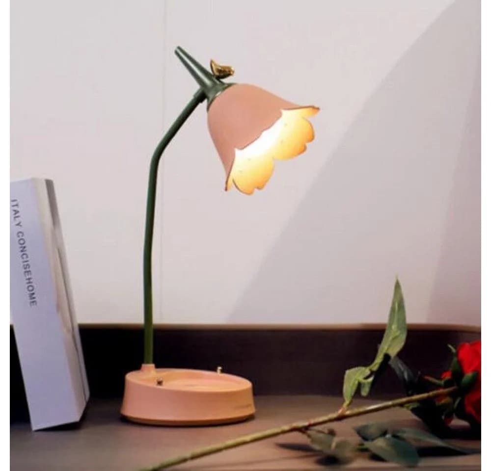 feinlux LED Schreibtischlampe Rosa mit 3 Farbtemperaturen - Bild 2