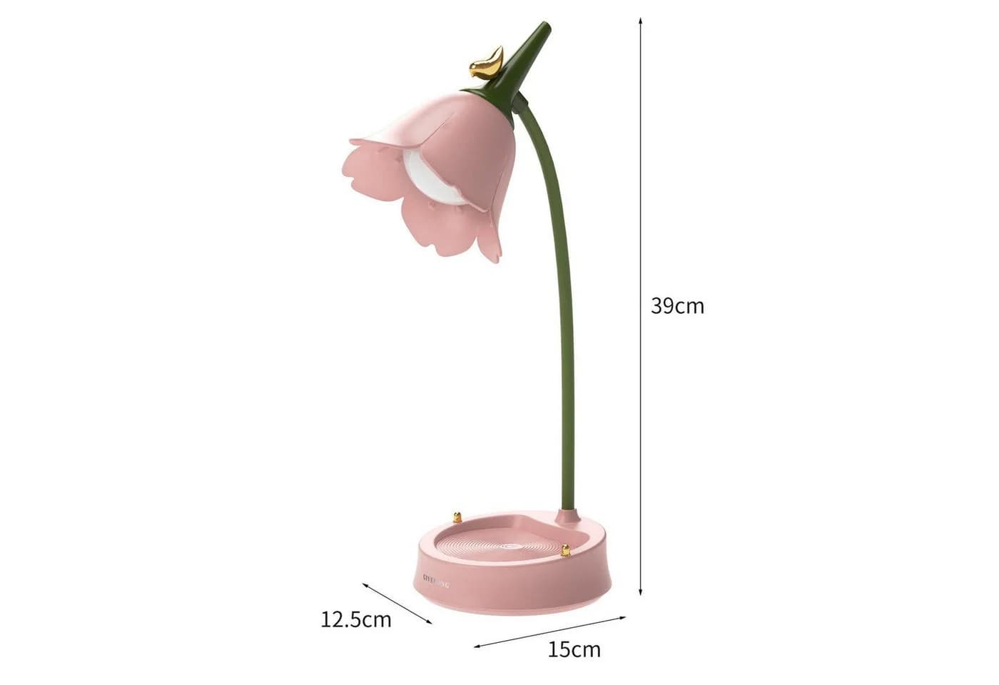 feinlux LED Schreibtischlampe Rosa mit 3 Farbtemperaturen - Bild 4